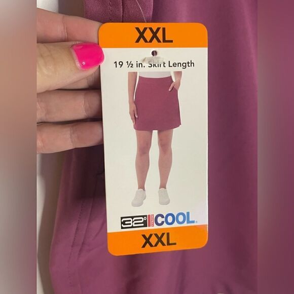 SH17 NWT 32 Degrees Size XXL Scarlett Oak Skort 19.5” Long - Picture 3 of 6